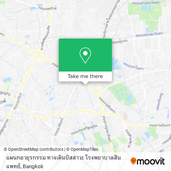 แผนกอายุรกรรม ทางเดินปัสสาวะ โรงพยาบาลสินแพทย์ map