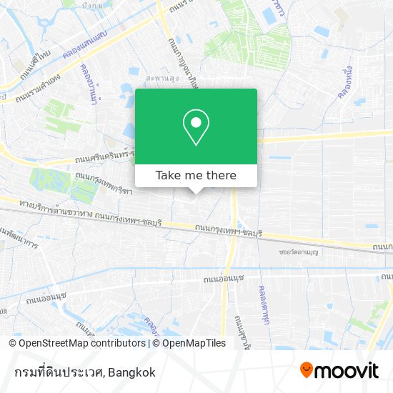 กรมที่ดินประเวศ map