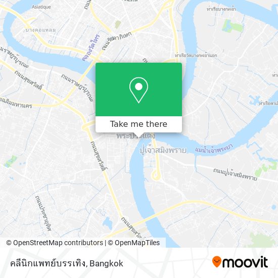 คลีนิกแพทย์บรรเทิง map