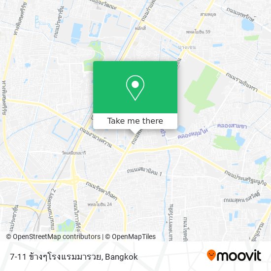 7-11 ข้างๆโรงแรมมารวย map