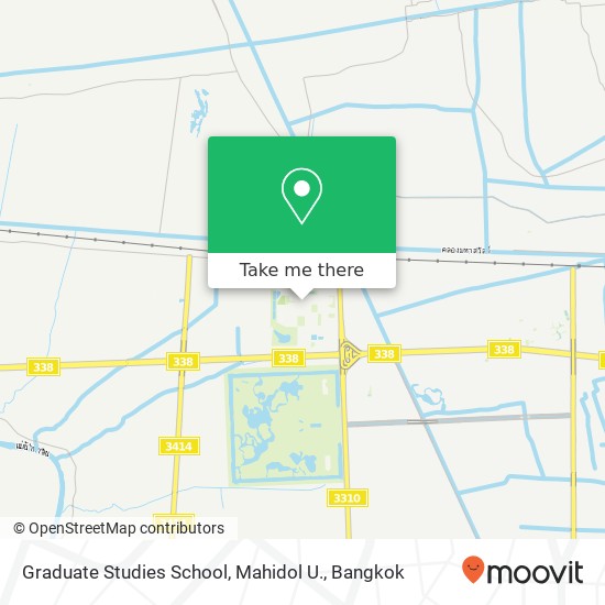 Graduate Studies School, Mahidol U. map