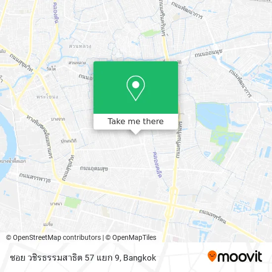 ซอย วชิรธรรมสาธิต 57 แยก 9 map