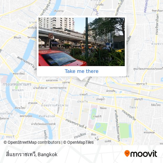 สี่แยกราชเทวี map