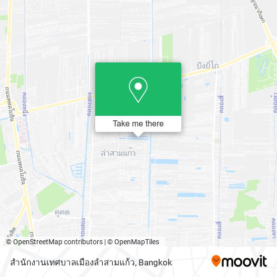 สำนักงานเทศบาลเมืองลำสามแก้ว map