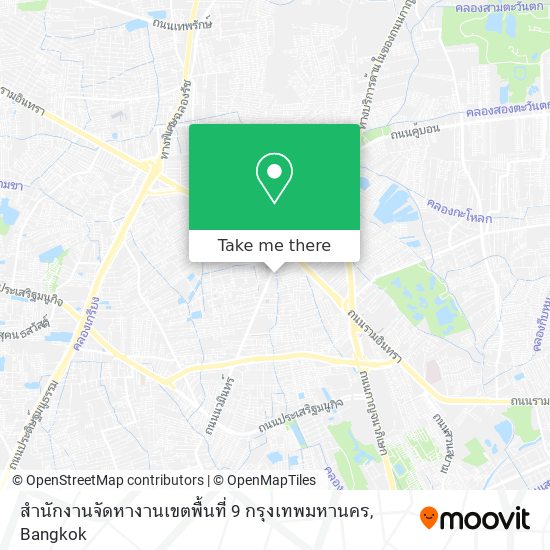 สำนักงานจัดหางานเขตพื้นที่ 9 กรุงเทพมหานคร map