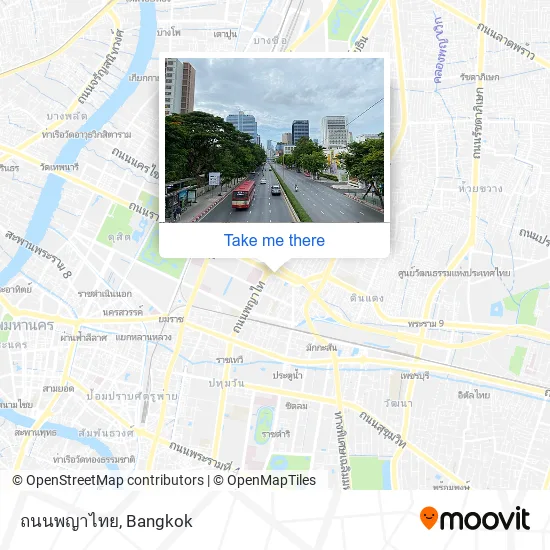 ถนนพญาไทย map