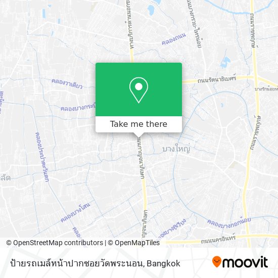 ป้ายรถเมล์หน้าปากซอยวัดพระนอน map