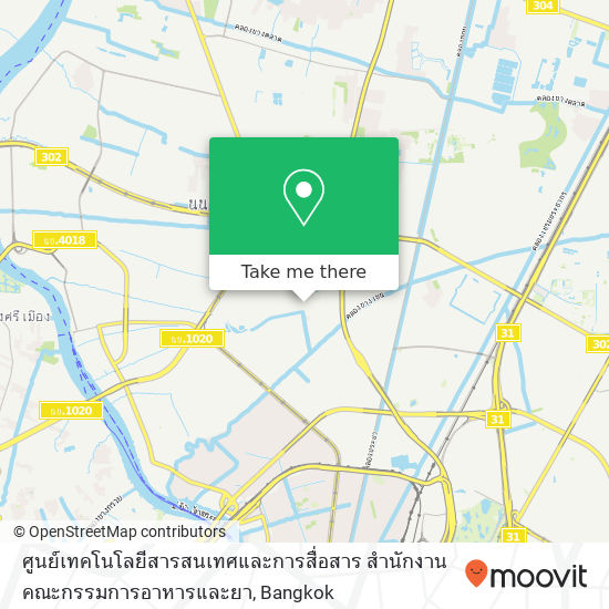 ศูนย์เทคโนโลยีสารสนเทศและการสื่อสาร สำนักงานคณะกรรมการอาหารและยา map