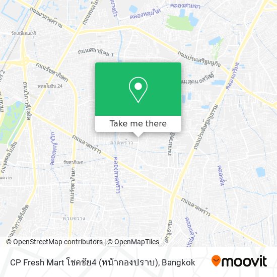 CP Fresh Mart โชคชัย4 (หน้ากองปราบ) map