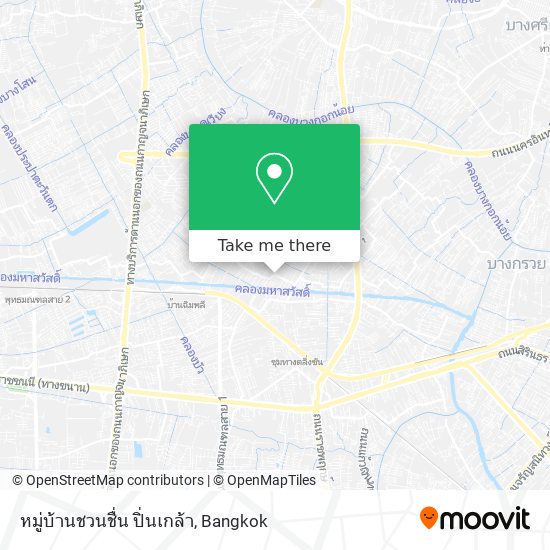 หมู่บ้านชวนชื่น ปิ่นเกล้า map