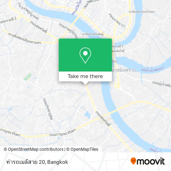 ท่ารถเมล์สาย 20 map
