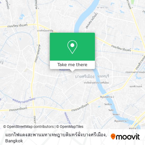 แยกไฟแดงสะพานมหาเจษฎาบดินทร์ฝั่งบางศรีเมือง map