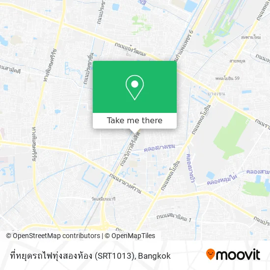 ที่หยุดรถไฟทุ่งสองห้อง (SRT1013) map