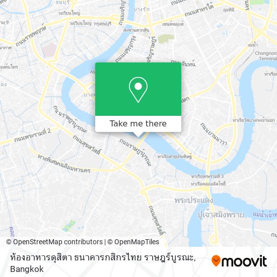 ห้องอาหารดุสิตา ธนาคารกสิกรไทย ราษฎร์บูรณะ map