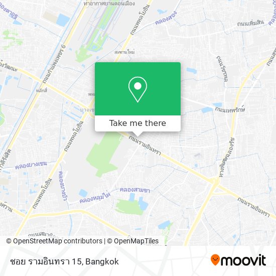 ซอย รามอินทรา 15 map