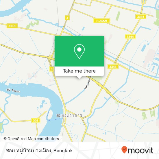 ซอย หมู่บ้านบางเมือง map