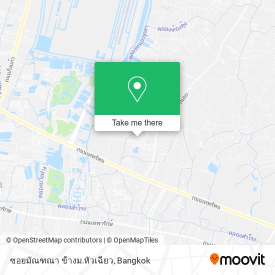 ซอยมัณฑณา ข้างม.หัวเฉียว map