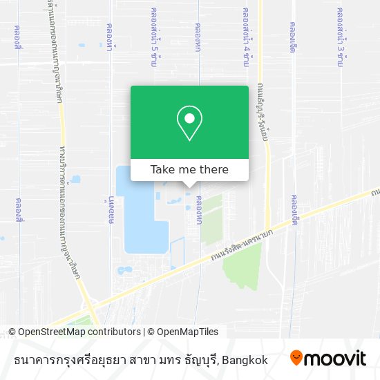 ธนาคารกรุงศรีอยุธยา สาขา มทร ธัญบุรี map