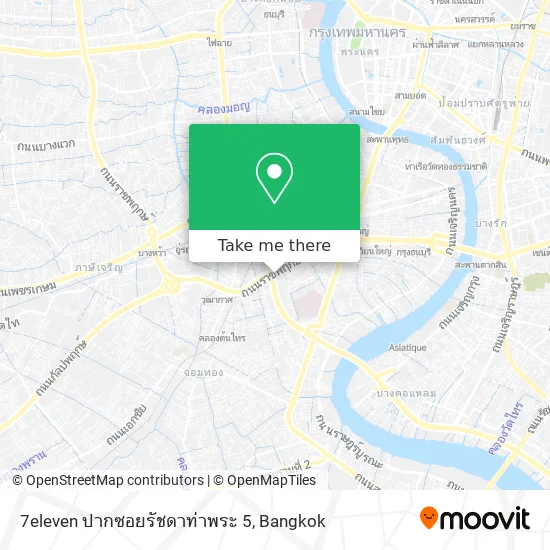 7eleven ปากซอยรัชดาท่าพระ 5 map