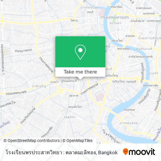 โรงเรียนพรประสาทวิทยา : ตลาดมะลิทอง map