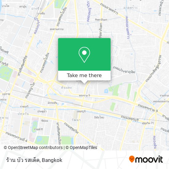 ร้าน บัว รสเด็ด map