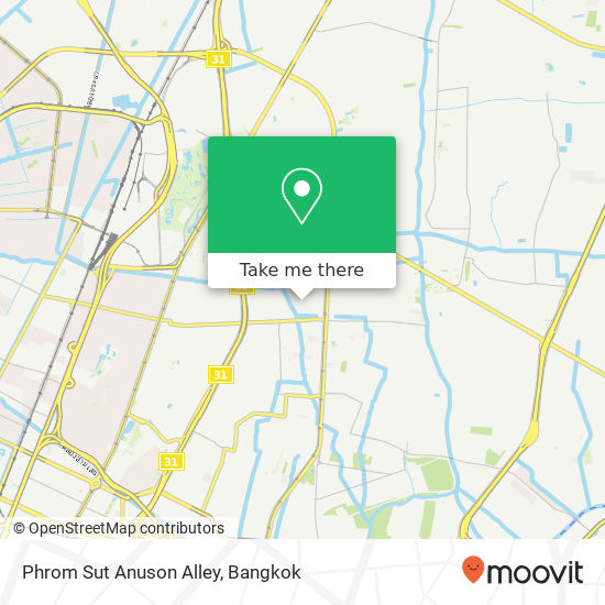 Phrom Sut Anuson Alley map