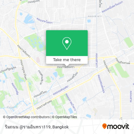 ริมถนน @รามอินทรา119 map