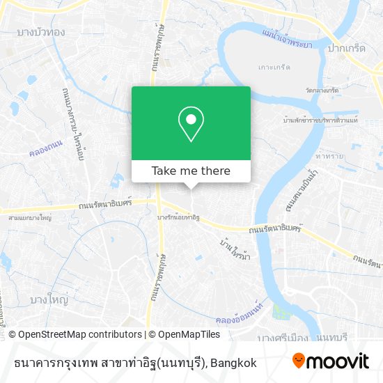 ธนาคารกรุงเทพ สาขาท่าอิฐ(นนทบุรี) map