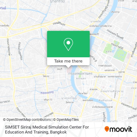 SiMSET Siriraj Medical Simulation Center For Education And Training map