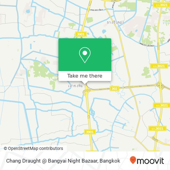 Chang Draught @ Bangyai Night Bazaar map