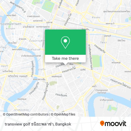 transview golf  ธนิยะพลาซ่า map
