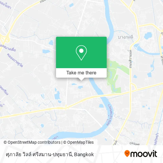 ศุภาลัย วิลล์ ศรีสมาน-ปทุมธานี map