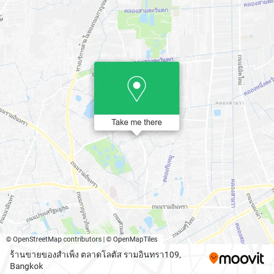 ร้านขายของสำเพ็ง ตลาดโลตัส รามอินทรา109 map