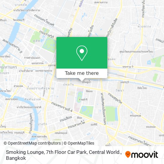 Smoking Lounge, 7th Floor Car Park, Central World. map
