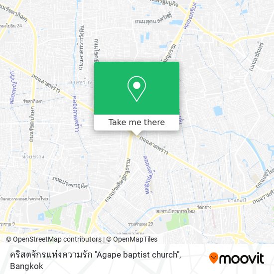 คริสตจักรแห่งความรัก "Agape baptist church" map