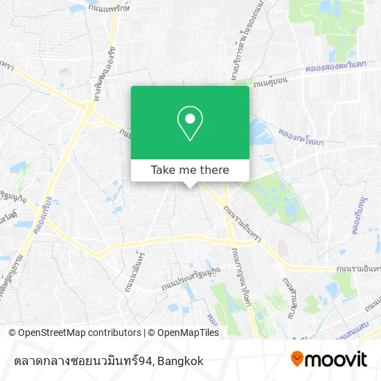 ตลาดกลางซอยนวมินทร์94 map