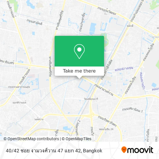 40/42 ซอย งามวงศ์วาน 47 แยก 42 map