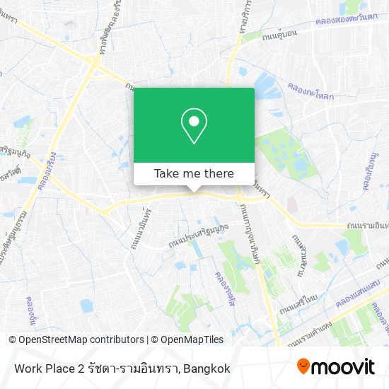 Work Place 2 รัชดา-รามอินทรา map