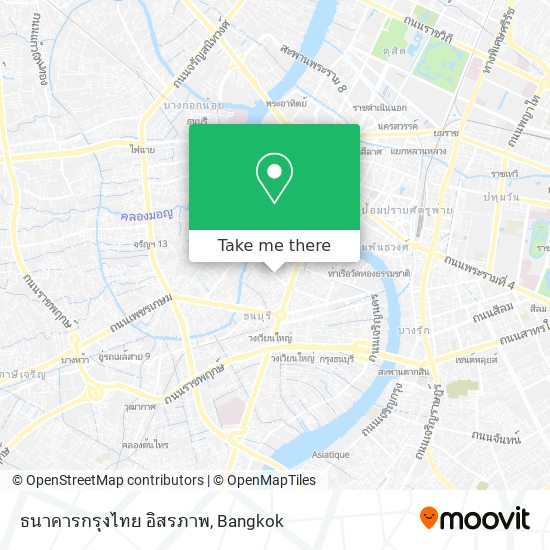 ธนาคารกรุงไทย อิสรภาพ map