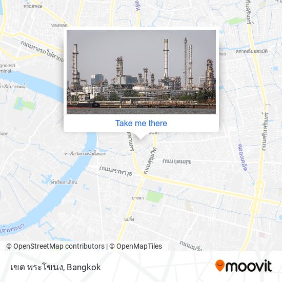 เขต พระโขนง map