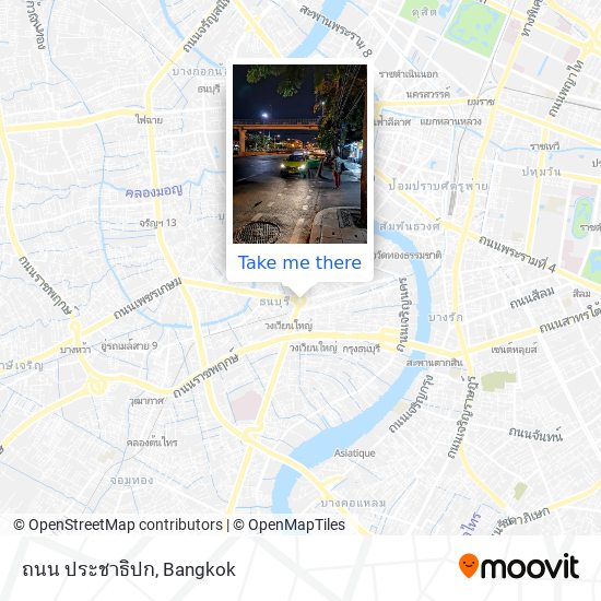 ถนน ประชาธิปก map