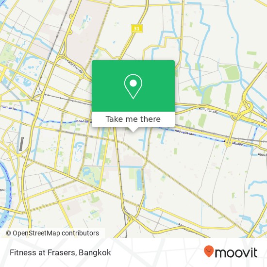 Fitness at Frasers map