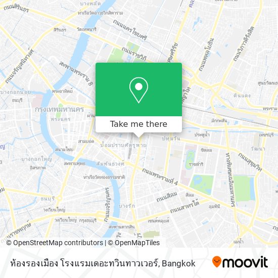 ห้องรองเมือง โรงแรมเดอะทวินทาวเวอร์ map