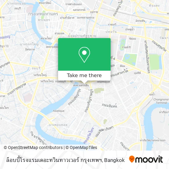 ล็อบบี้โรงแรมเดอะทวินทาวเวอร์ กรุงเทพฯ map