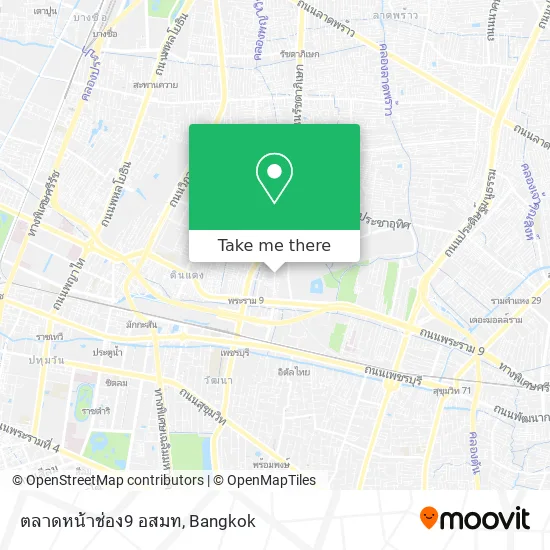 ตลาดหน้าช่อง9 อสมท map