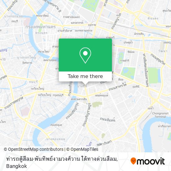 ท่ารถตู้สีลม-พันทิพย์งามวงศ์วาน  ใต้ทางด่วนสีลม map