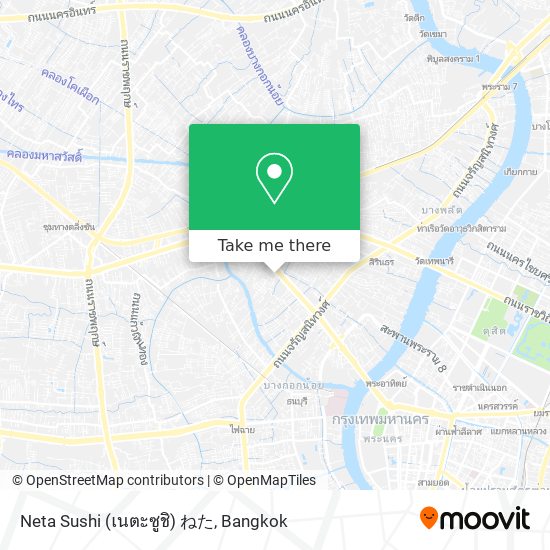 Neta Sushi (เนตะซูชิ) ねた map