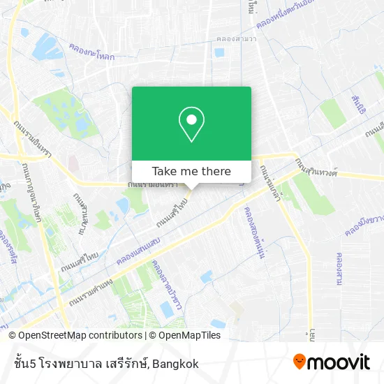 ชั้น5 โรงพยาบาล เสรีรักษ์ map