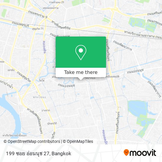199 ซอย อ่อนนุช 27 map