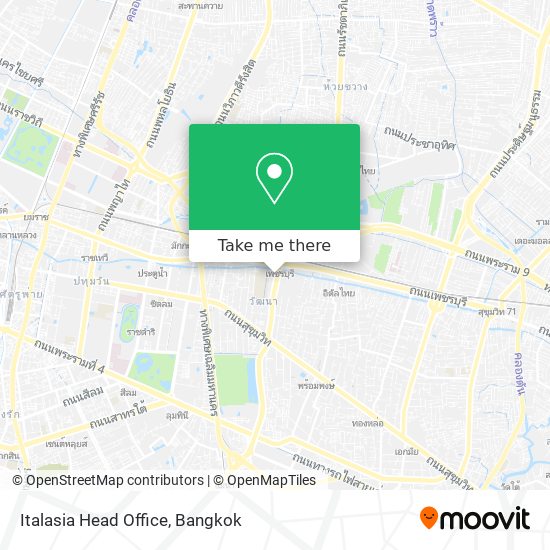 Italasia Head Office map